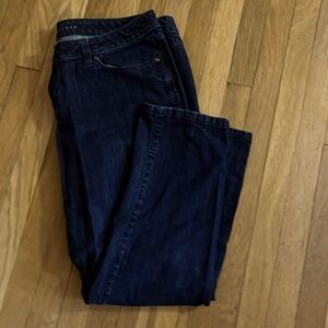 LC Lauren Conrad Ankle Jeans size 16 Stretch Dark Denim